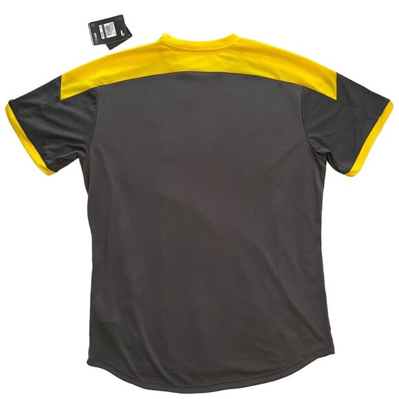 PUMA BVB Training Jersey Asphalt Cyber Yellow Size XXL NWT - Picture 2 of 3